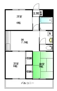 東財パステルメゾン昭島2【3階】の間取り