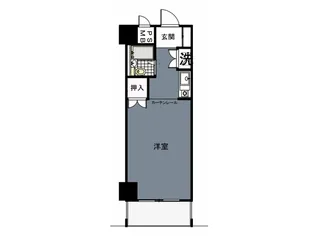 キャッスルマンション熊谷【2階】の間取り