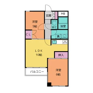 SRKビルディングII【2階】の間取り