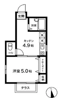 アイ・コーポラス【1階】の間取り
