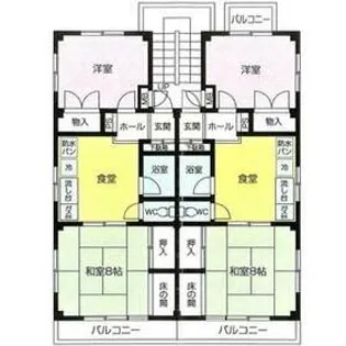 フジマンション【3階】の間取り