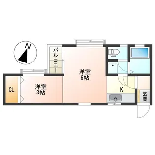 メゾン・ド・KーI【2階】の間取り