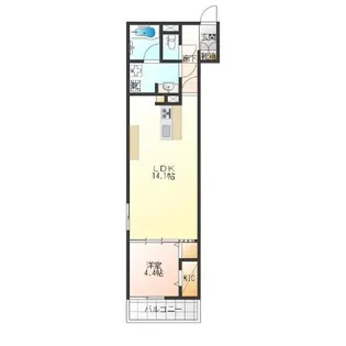 D-residence安立【1階】の間取り