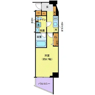 東京都板橋区東新町1【マンション】の間取り