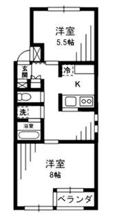 デイジーハウス【1階】の間取り