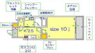 エイトバレー37【2階】の間取り
