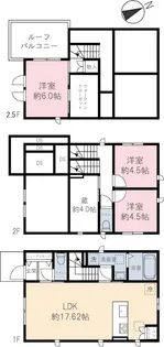 東京都練馬区豊玉北1【一戸建】の間取り