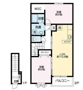 レジェンドXXI【2階】の間取り
