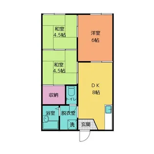 メゾンスギモト【1階】の間取り