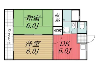 千葉県市原市君塚5【アパート】の間取り