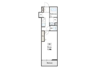 A・Z Residence 津田沼III【2階】の間取り