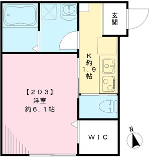 カーサ松ノ木【2階】の間取り