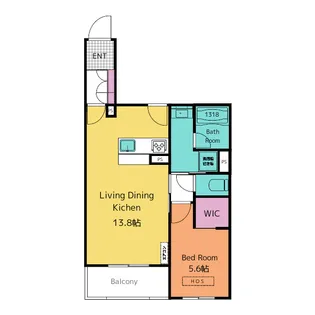 Ecrarge本山【2階】の間取り