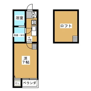カーサ・ルチア志賀本通【1階】の間取り