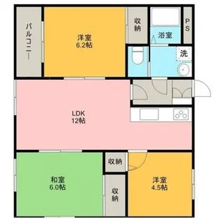 ステータスヒル甲府壱番館【1階】の間取り