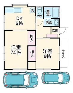 埼玉県行田市谷郷2【一戸建】の間取り
