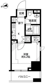 プレール・ドゥーク東京EAST IV RiverSide【3階】の間取り