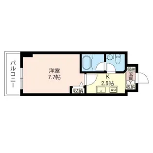 cuarto TCC(コート ティーシーシー)【7階】の間取り