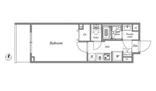 クオリタス杉並方南町【2階】の間取り