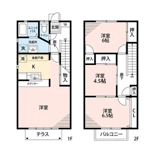 コーポ長田【2階】の間取り