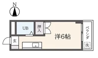 ジュネスハイム【4階】の間取り