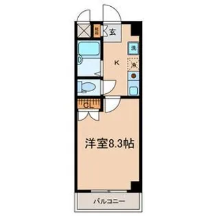 マンション菜の花【3階】の間取り