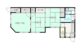 熊本県熊本市中央区本荘6【一戸建】の間取り