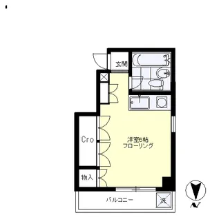 東京都新宿区原町3【マンション】の間取り