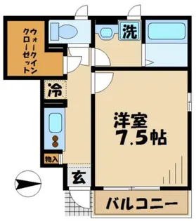 フランメゾン【1階】の間取り