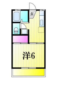 クラタコーポ【1階】の間取り