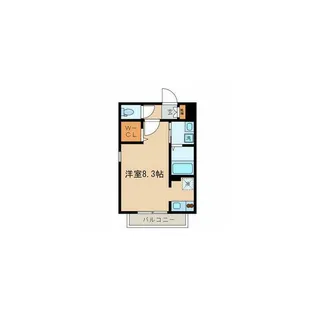 フローラ松が丘【2階】の間取り