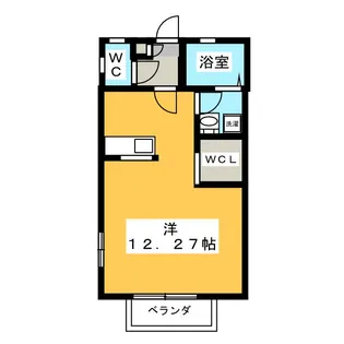 サンモールB棟【1階】の間取り
