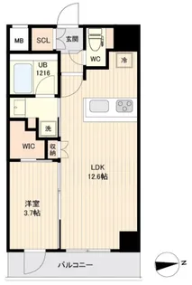 東京都大田区東糀谷1【マンション】の間取り