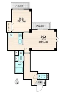 仮称)グレース【3階】の間取り