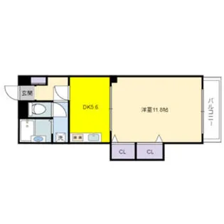 庄内ハウス【7階】の間取り