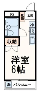 リバーサイドハイツ【2階】の間取り