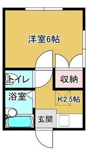 新潟県長岡市中沢2【アパート】の間取り
