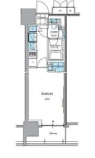 J.リヴェール上野入谷フロント【5階】の間取り