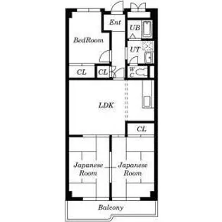 愛知県尾張旭市旭前町2【マンション】の間取り