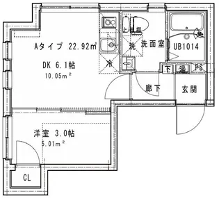 n side北千住【1階】の間取り