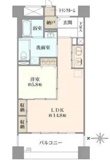 ザ・レジデンス白金スイート【3階】の間取り