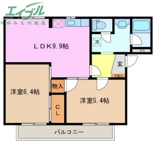 フレグランスオオクラ【1階】の間取り