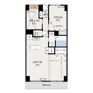 メゾンピアIII【3階】の間取り