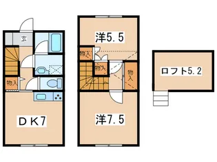 神奈川県横浜市青葉区鉄町【一戸建】の間取り