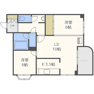 メゾンドブーケパーク【9階】の間取り