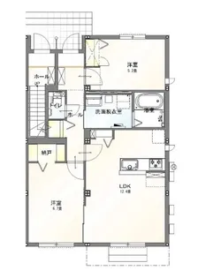 Vranz博多南【1階】の間取り