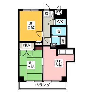コートエスタ【1階】の間取り