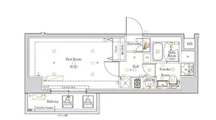 The Log日本橋/ザ ログ日本橋【7階】の間取り