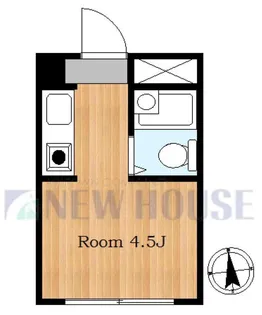 コンフォート神楽坂B棟【1階】の間取り