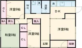 群馬県甘楽郡甘楽町大字善慶寺【一戸建】の間取り